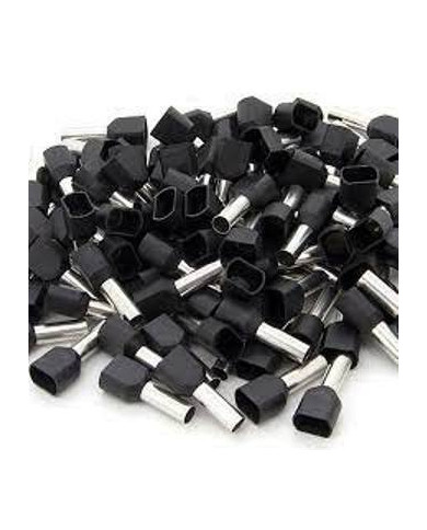 Coppia di guaine per cavi 2x10mm, confezione da 100 pezzi